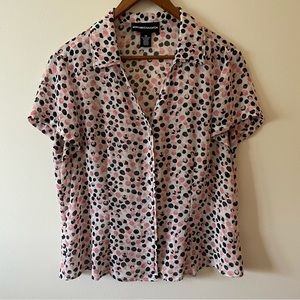 Norton McNaughton Pink Short Sleeve Top